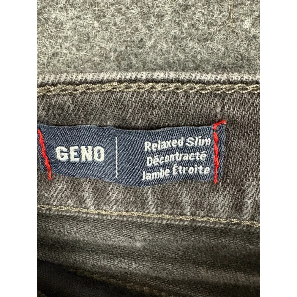 True Religion Geno Relaxed Slim Jeans Mens 31 (Fits 29x30) Charcoal Grey Faded